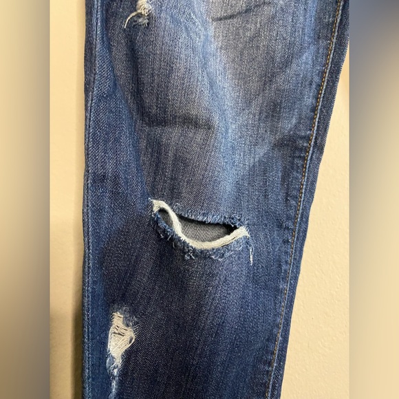 Sneak Peek Blue Rip Skinny Jeans size 7 women kids men - Picture 4 of 4